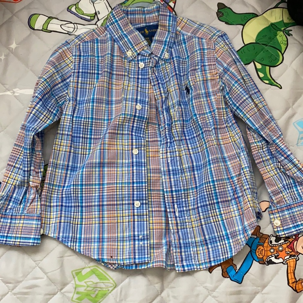 Toddler boy button up shirt